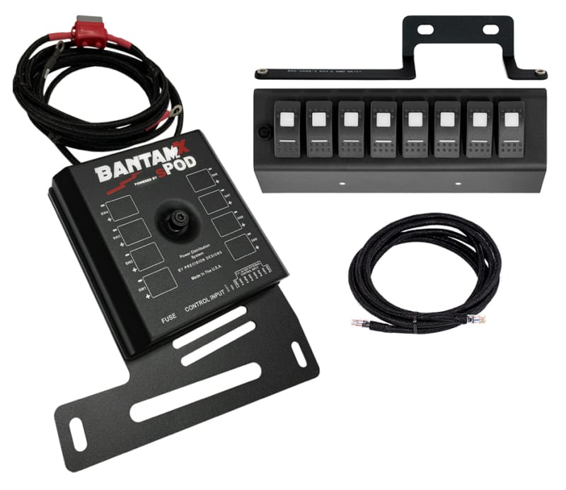 SPOD — Spod 09-18 Jeep Wrangler JK BantamX w/ Red LED Switch Panel
