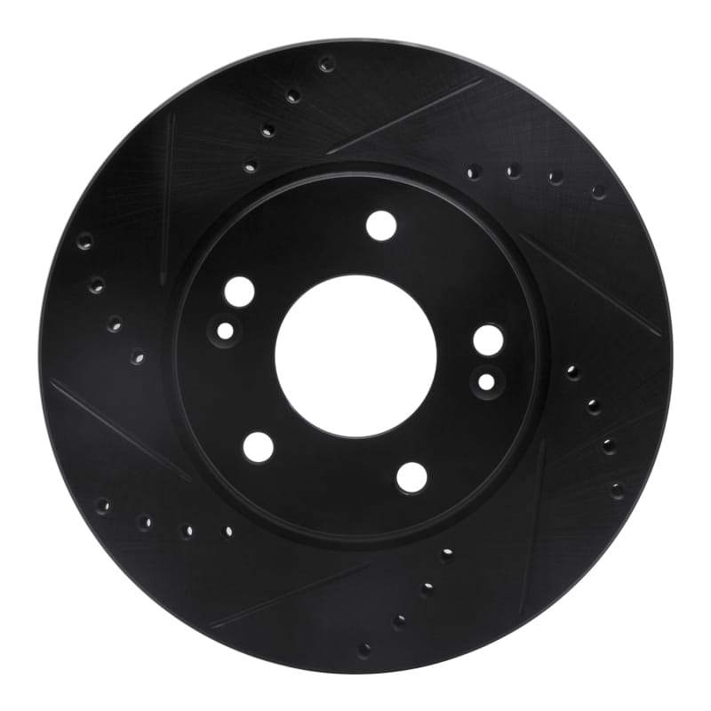 R1 Concepts — R1 17-22 Hyundai Ioniq Front Left Drilled & Slotted Black Brake Rotor
R1 Brake Rotor Drill