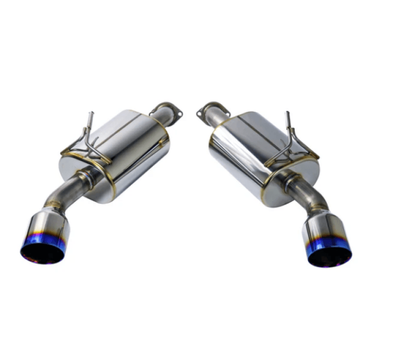 Remark — REMARK 14+ Infiniti Q50 Axleback Exhaust w/Mufflers - Burnt Double Wall Tip