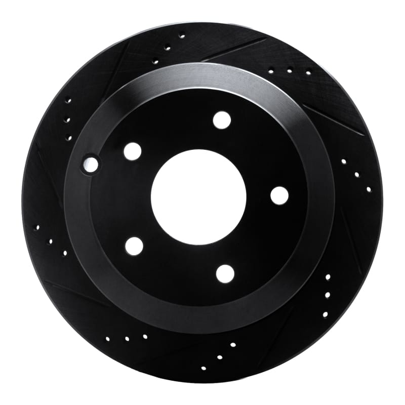 R1 Concepts — R1 05-06 Pontiac GTO Rear Left Drilled & Slotted Black Brake Rotor
R1 Brake Rotor Drill