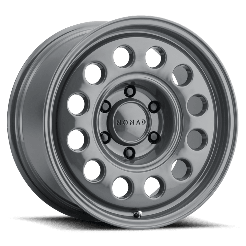 Nomad — Nomad N501UG Convoy 18x8in / 5x130 BP / 25mm Offset / 71.6mm Bore - Gloss Grey Wheel