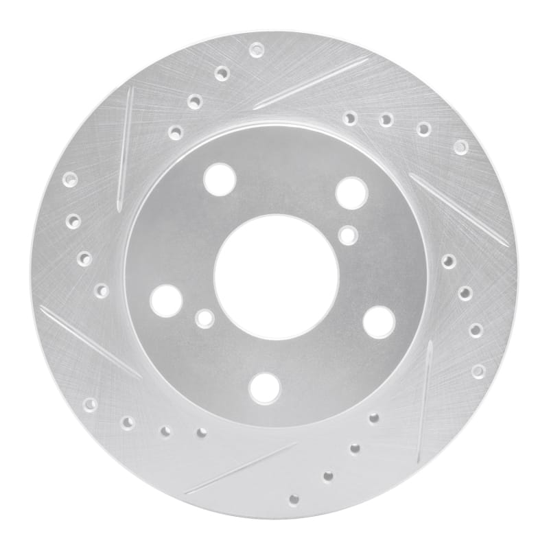 R1 Concepts — R1 91-95 Toyota MR2 Front Left Drilled & Slotted Silver Brake Rotor
R1 Brake Rotor Drill