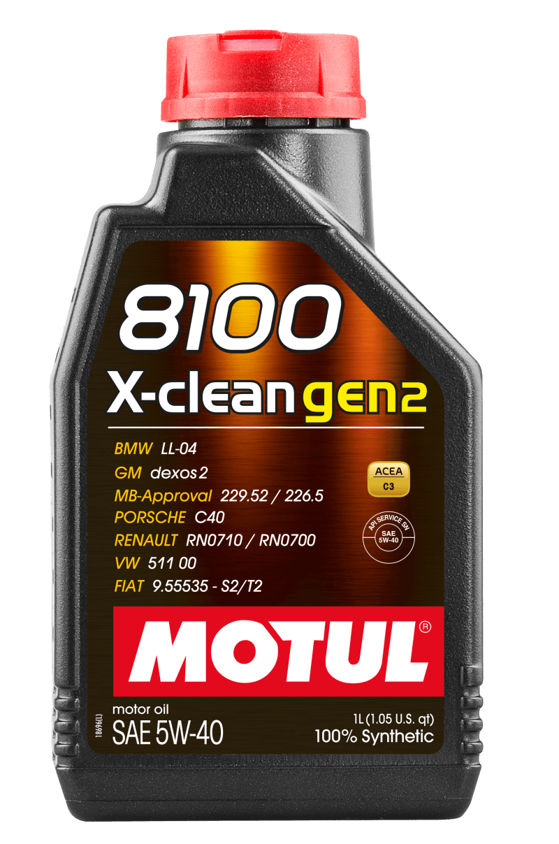 Motul — Motul 1L Synthetic Engine Oil 8100 X-CLEAN Gen 2 5W40