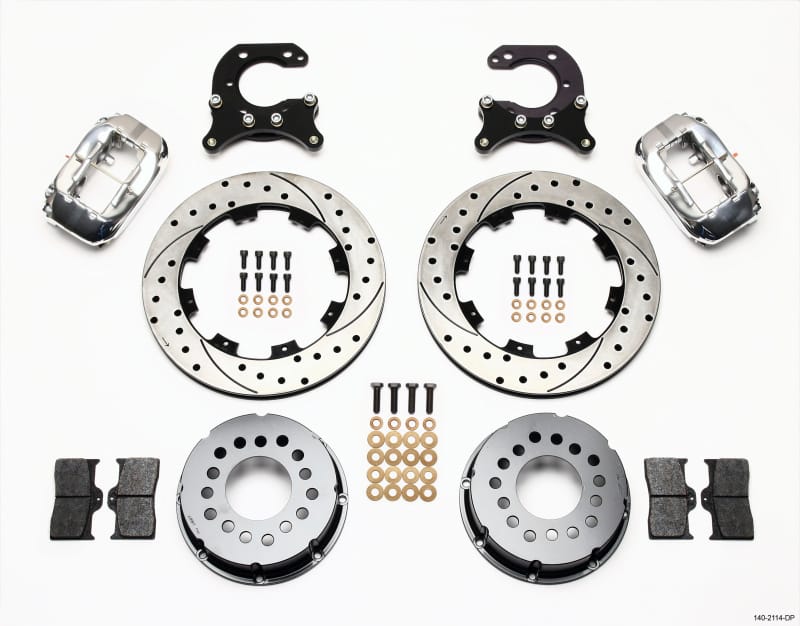 Wilwood — Wilwood Forged Dynalite P/S Rear Kit Drilled Polished Big Ford 2.54in Offset
BRAKE KIT