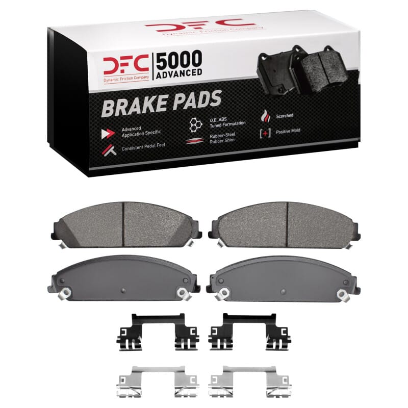 DFC — DFC 05-23 Chrysler 300 Front 5000 Advanced Semi Metallic Brake Pads and Hardware Kit
DFC Brake Pad Set