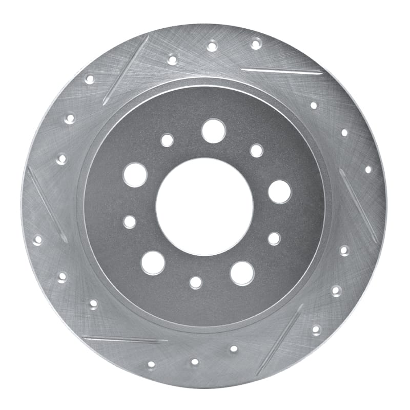 R1 Concepts — R1 88-94 Volvo 780 Rear Left Drilled & Slotted Silver Brake Rotor
R1 Brake Rotor Drill