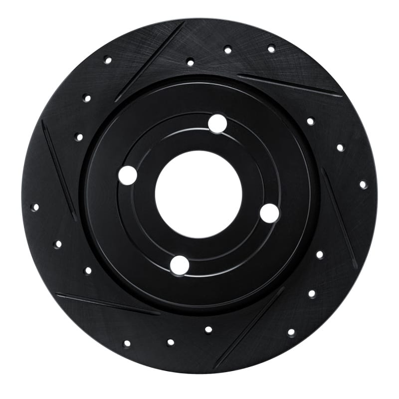 R1 Concepts — R1 18-22 Ford Ecosport Rear Left Drilled & Slotted Black Brake Rotor
R1 Brake Rotor Drill