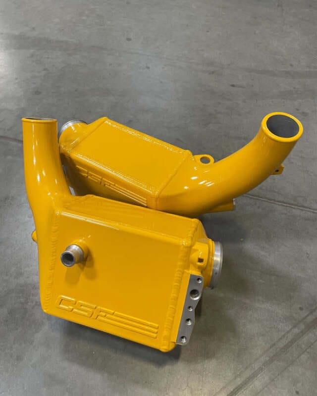 CSF — CSF 2014+ BMW X5M (F95) / X6M (F96) / XM (G09) Charge-Air-Cooler - Mustard Yellow