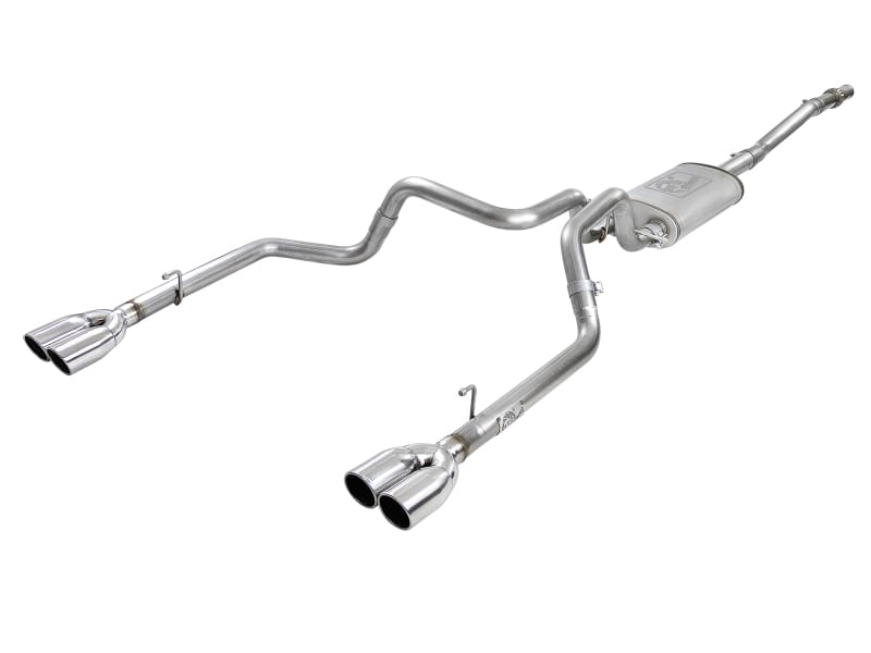 aFe — aFe Vulcan Series 3in-2-1/2in 304 SS Cat-Back 2019 GM Silverado 1500 V8-5.3L w/ Polished Tips
Cat-Back Exhaust