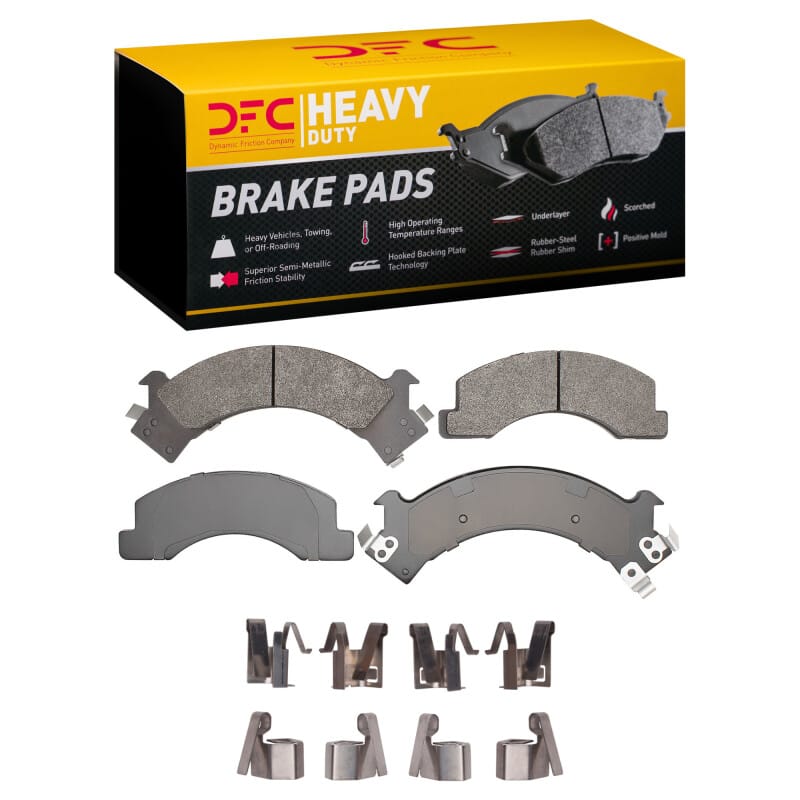 DFC — DFC 88-97 Chevrolet W3500 Gas Engine Front Heavy Duty Pads and Hardware Kit
DFC Brake Pad Set