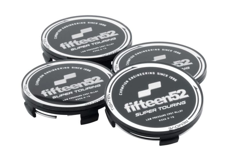 fifteen52 — fifteen52 Super Touring (Chicane/Podium) Center Cap Set of Four - Black/Chrome
fft52-ST-CAP-BLACK-SET