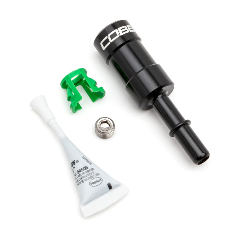 COBB — COBB EFI Quick Disconnect 1/8in NPT Tap to 3/8in fuel lines