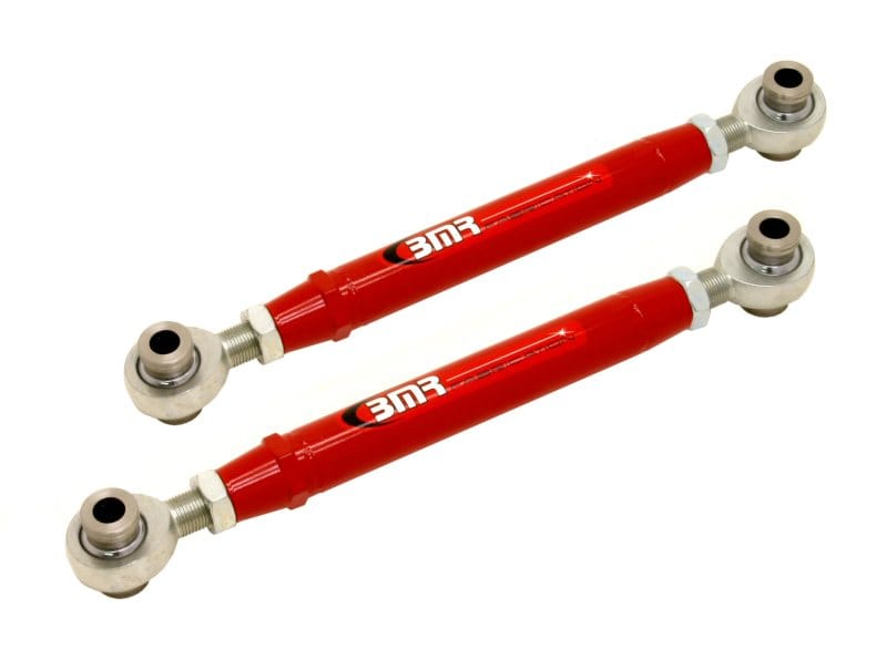 BMR Suspension — BMR 10-15 5th Gen Camaro Rear Adj. Rod Ends Toe Rods - Red