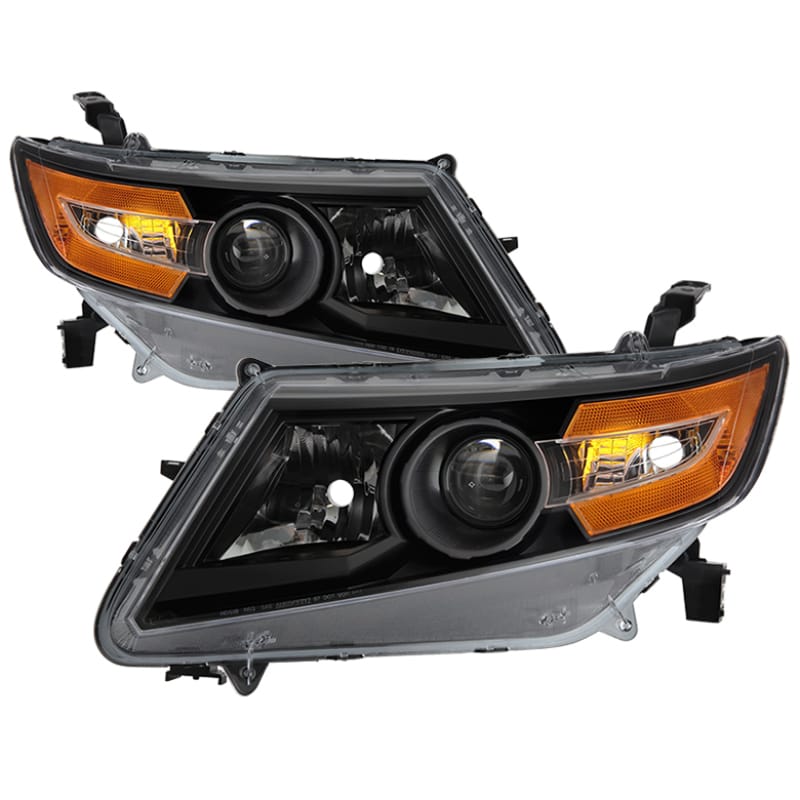 SPYDER — xTune Honda Odyssey Halogen Models Only 11-15 OEM Style Headlights - Black HD-JH-HODY11-AM-BK