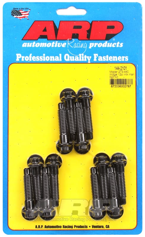 ARP — ARP Mopar 273-440 Wedge 12pt Intake Manifold Bolt Kit