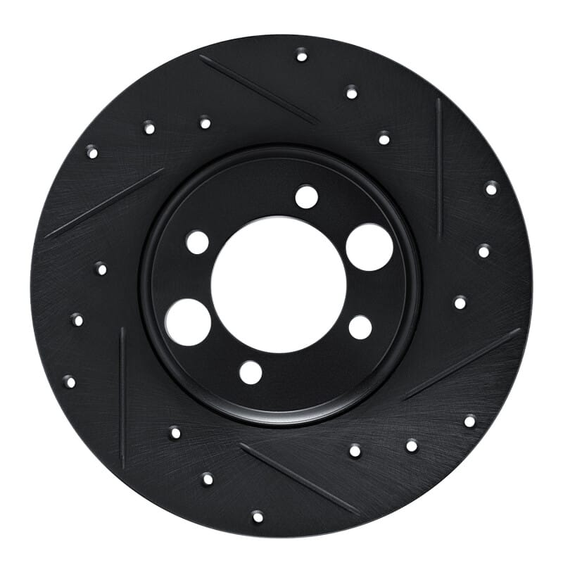R1 Concepts — R1 62-87 Jaguar Mark X Rear Right Drilled & Slotted Black Brake Rotor
R1 Brake Rotor Drill