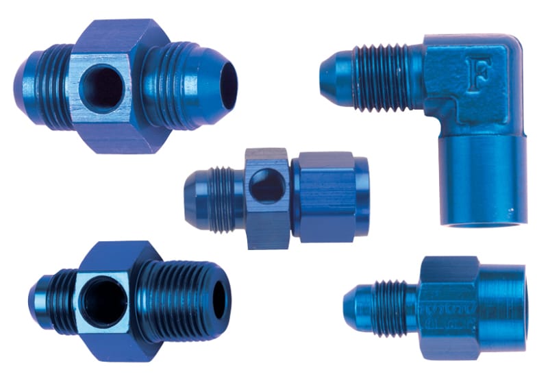 Fragola — Fragola -4ANx 1/8 FPT x 90ft Gauge Adapter