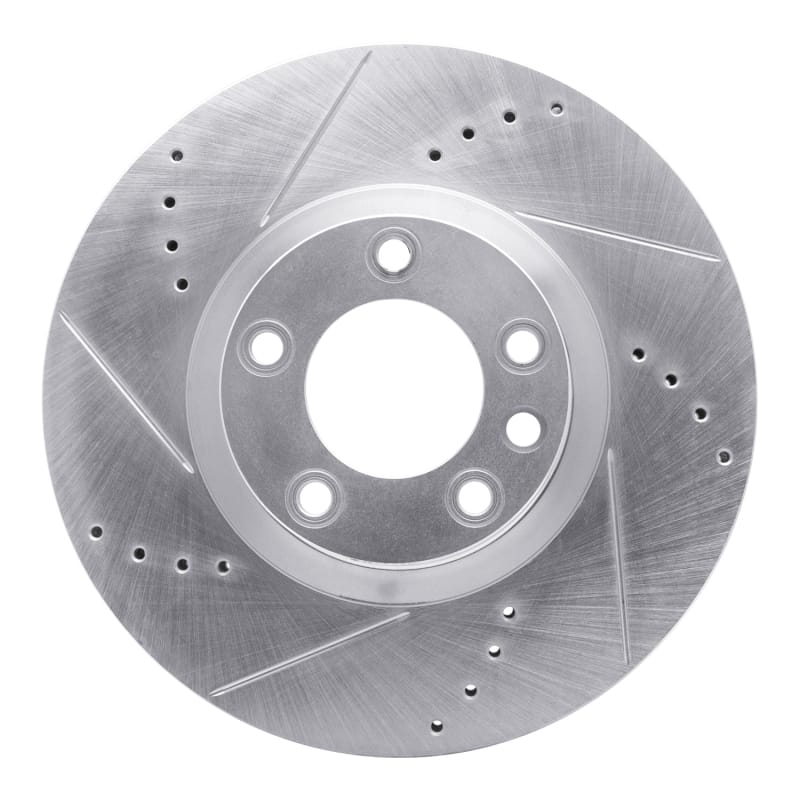 R1 Concepts — R1 11-18 Porsche CAYENNE Right Front Drilled & Slotted Silver Brake Rotor
R1 Brake Rotor Drill