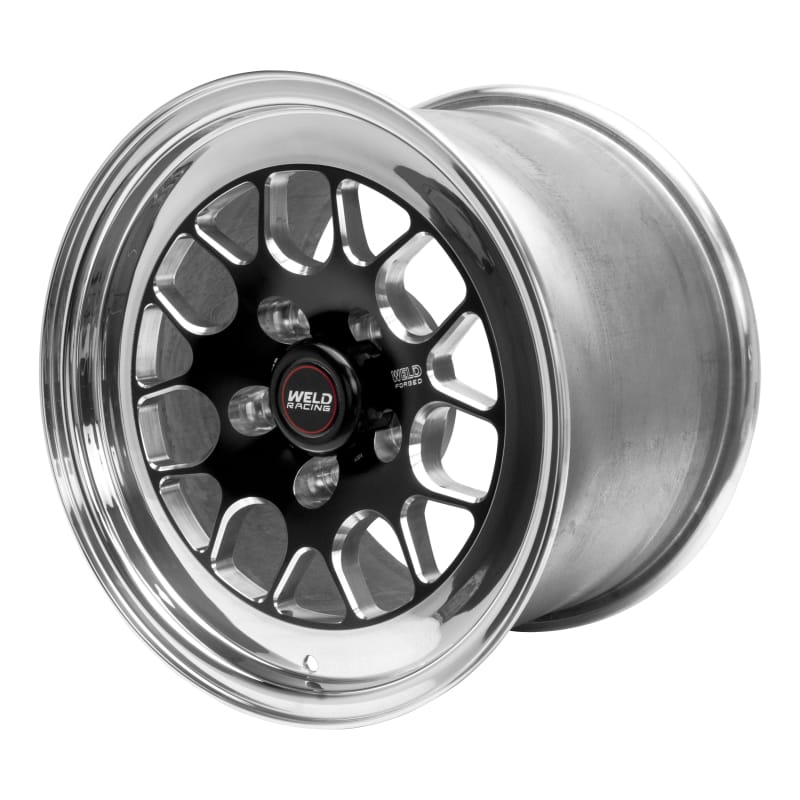 Weld — Weld S77 15x5.33 / 5x4.75 BP / 2.5in. BS Black Wheel (Low Pad) - Non-Beadlock
15X5.33'' S77B