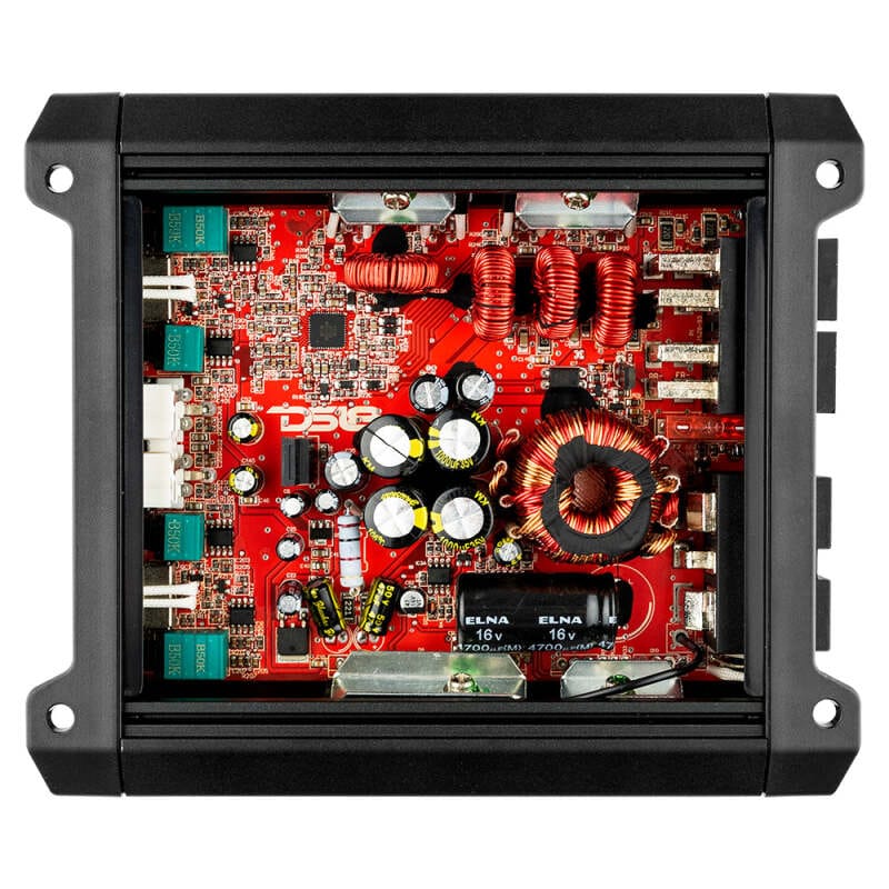 DS18 — DS18 4-Channel SXE Amplifier Class D 2x 320/4ohm Bridge 4 x 160/2ohm 4 x 100/4ohm Watts RMS- Red