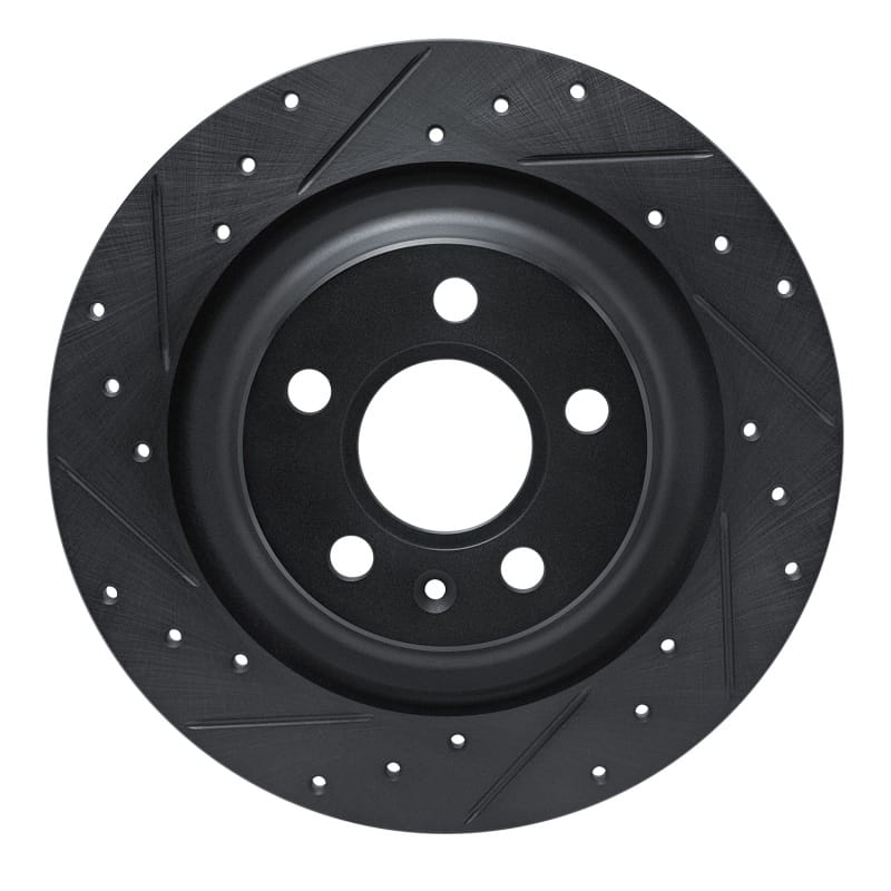 R1 Concepts — R1 -25 Volvo XC40 Rear Left Drilled & Slotted Black Brake Rotor
R1 Brake Rotor Drill