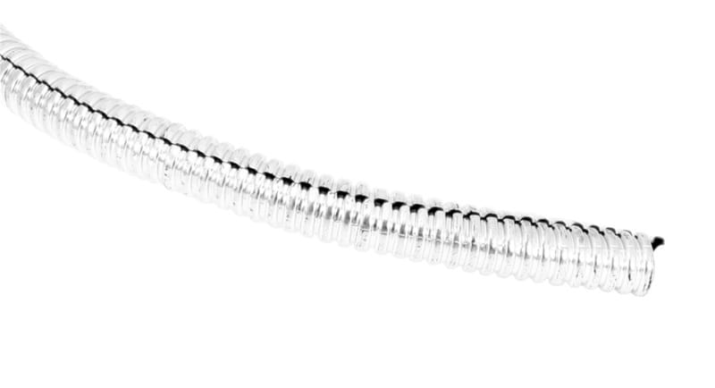 Spectre — Spectre Wire Loom 1/4in. Diameter / 10ft. Length - Chrome