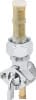 Bikers Choice — Bikers Choice 75-Up XL Big Twin Custom Chrome 22MM Straight Petcock Replaces H-D 62163-75