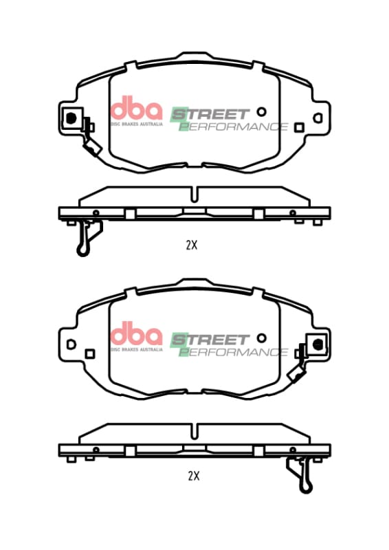 DBA — DBA 93-01 Toyota Supra JZ80 Front SP Performance Brake Pads
Brake Pad