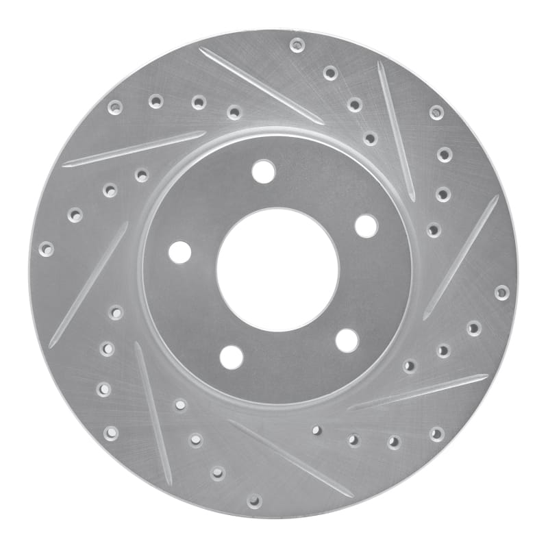 R1 Concepts — R1 97-03 Jaguar XK8 Front Right Drilled & Slotted Silver Brake Rotor
R1 Brake Rotor Drill