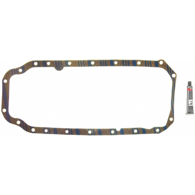 Fel-Pro — Fel-Pro Cadillac Eldorado OS 30513 C Engine Oil Pan Gasket Set Blue Stripe cork-rubber