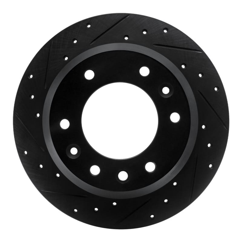 R1 Concepts — R1 06-14 Hyundai Entourage Rear Left Drilled & Slotted Black Brake Rotor
R1 Brake Rotor Drill