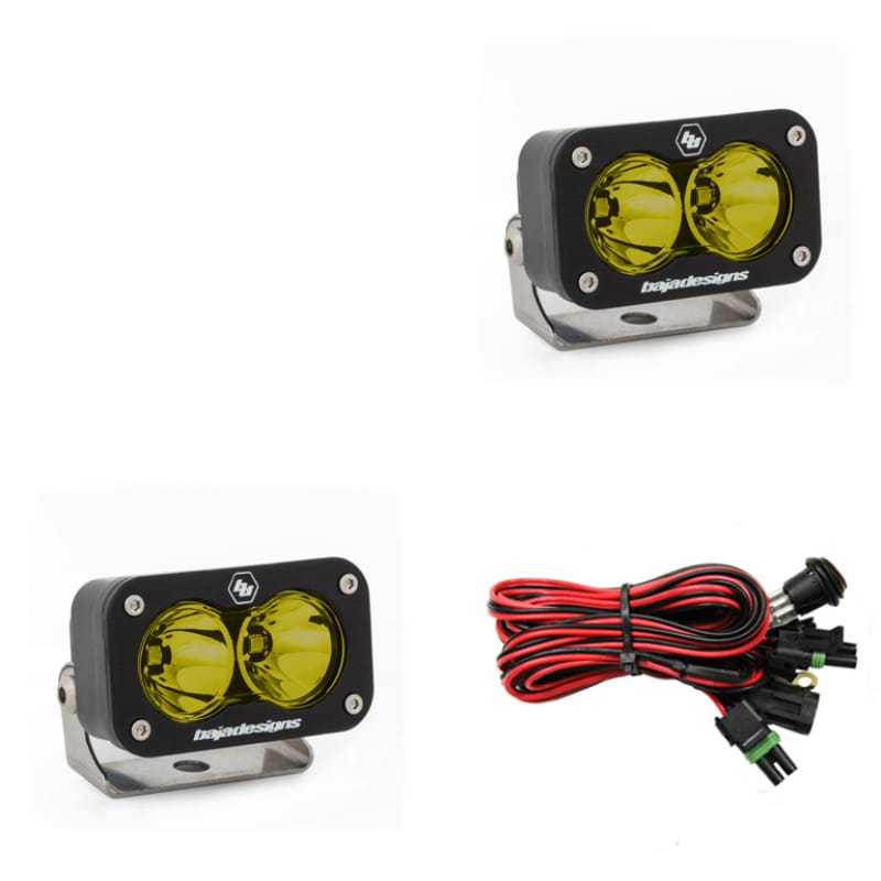 Baja Designs — Baja Designs S2 Sport Spot Pattern LED Work Light - Amber