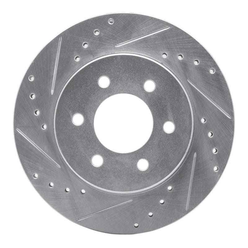 R1 Concepts — R1 91-96 Dodge Dakota 4WD Front Left Drilled & Slotted Silver Brake Rotor
R1 Brake Rotor Drill