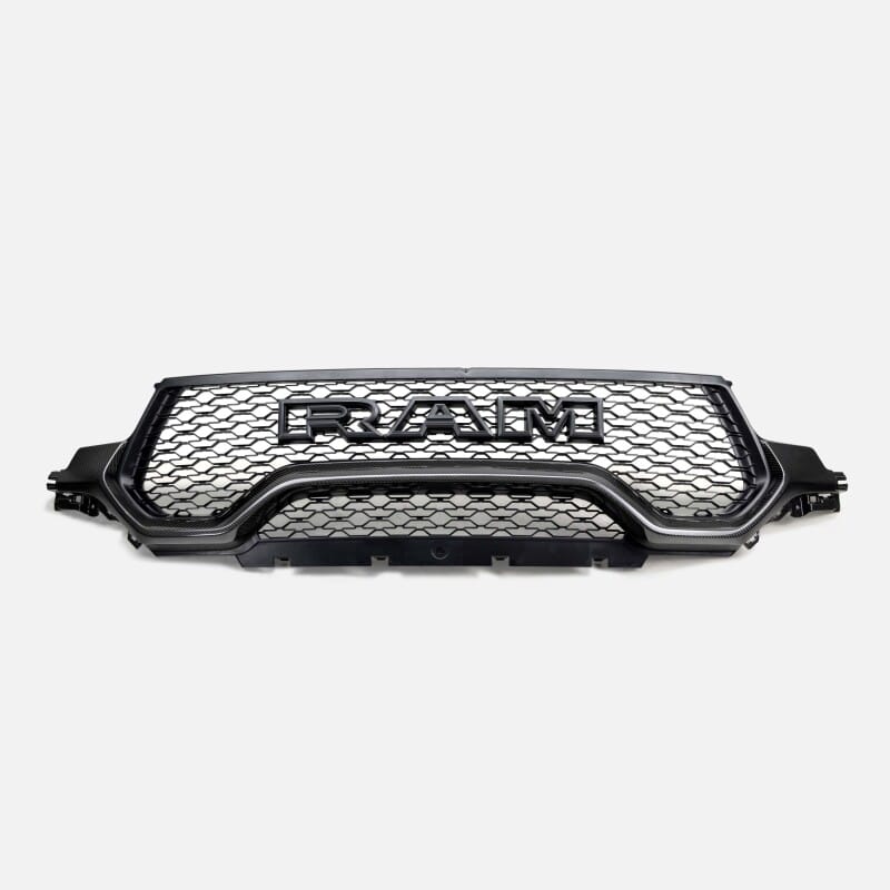 Anderson Composites — Anderson Composites 2021 Dodge RAM TRX Carbon Fiber Front Grille - Lower Trim