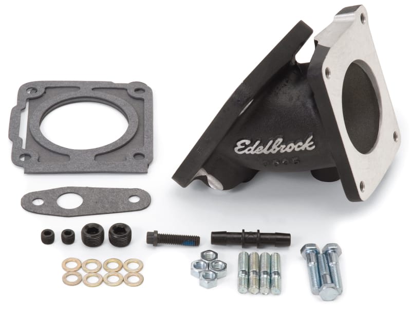 Edelbrock — Edelbrock EFI Throttle Body Adaptor (Elbow) Ford Mustang 94-95 w/ Black Mini Texture Powder Coat
FUEL INJECTION COMPO
