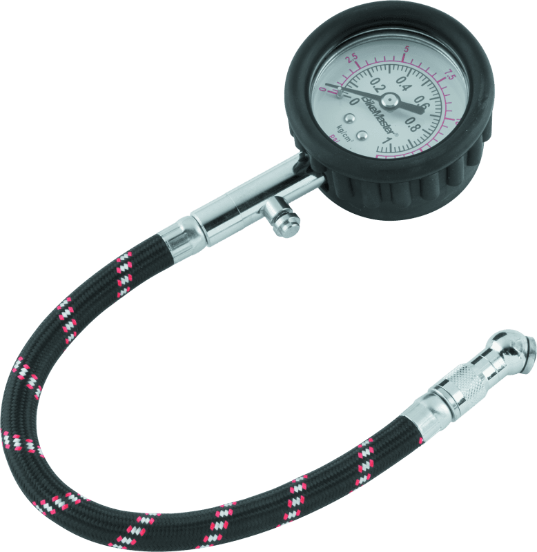BikeMaster — BikeMaster Tire Pressure Gauge/Hose 15 PSI
