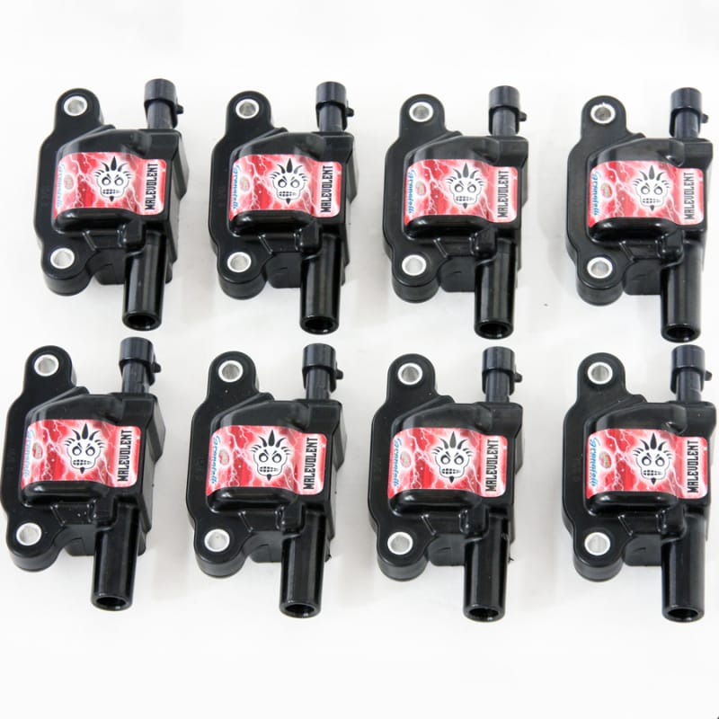 Granatelli Motor Sports — Granatelli 05-17 GM LS1/LS2/LS3/LS4/LS5/LS6/LS7/LS9/LSA Malevolent Coil Packs - Black (Set of 8)
Ignition Coil