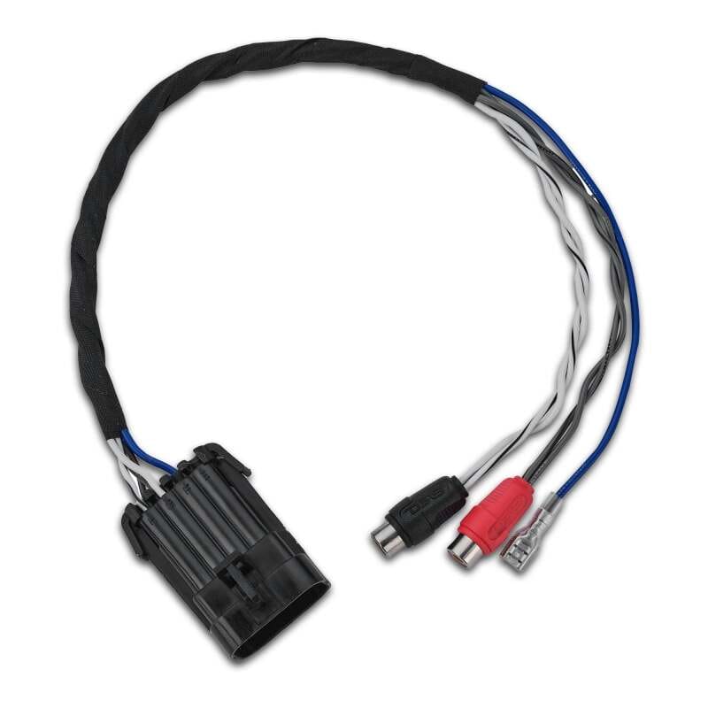 DS18 — DS18 Plug and Play Harness For OEM Ride Command For 2-CH RCA Audio Signal and Remote Turn-on