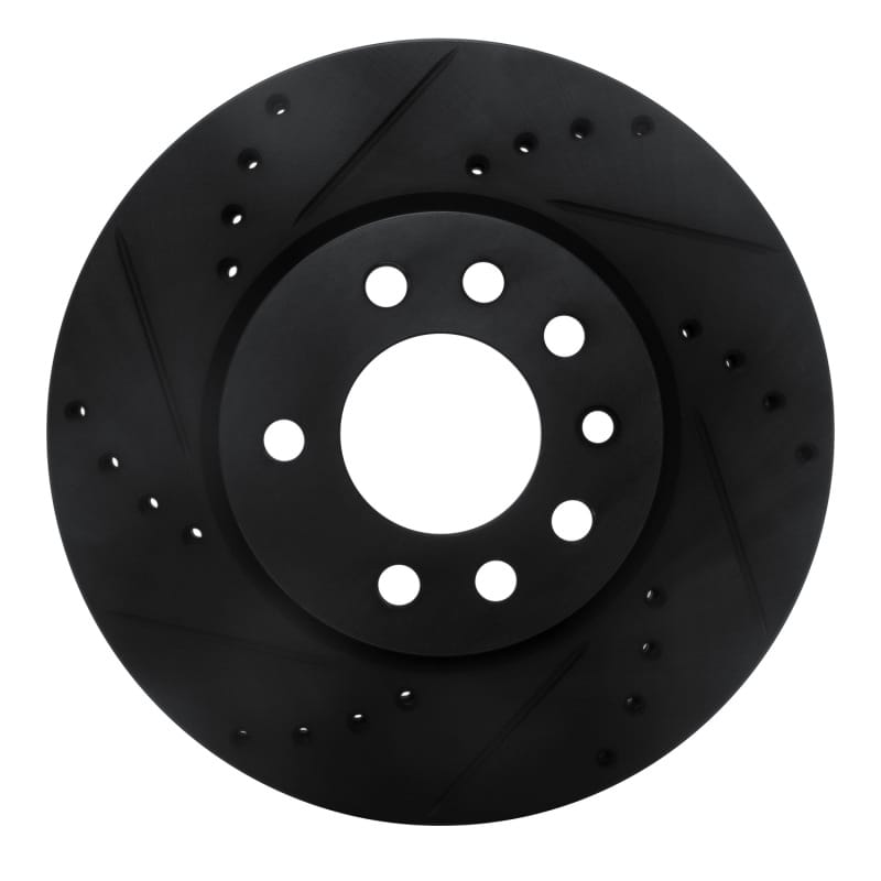 R1 Concepts — R1 94-96 Saab 900 Front Left Drilled & Slotted Black Brake Rotor
R1 Brake Rotor Drill