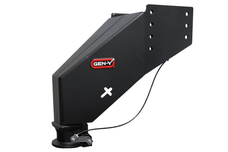 GEN-Y Hitch — Gen-Y Nomad Static 5th Wheel to Gooseneck - 6.5K TW 30K Tow - Texture Black (Rhino Frames)
Gooseneck Hitch