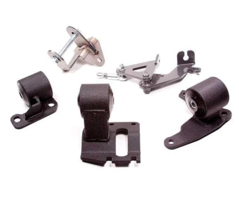 Innovative Mounts — Innovative 90-93 Integra H-Series Black Steel Mounts 95A Bushings