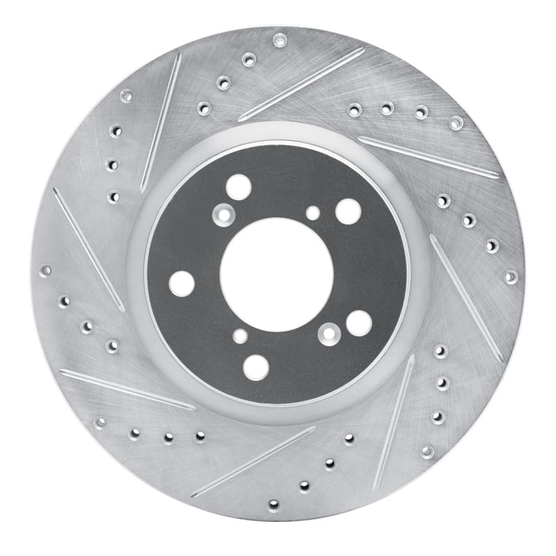 R1 Concepts — R1 06-14 Honda Ridgeline Front Left Drilled & Slotted Silver Brake Rotor
R1 Brake Rotor Drill