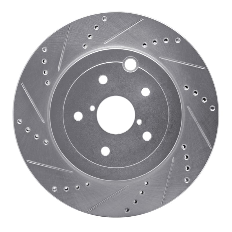 R1 Concepts — R1 18-25 Subaru WRX STI Rear Left Drilled & Slotted Silver Brake Rotor
R1 Brake Rotor Drill