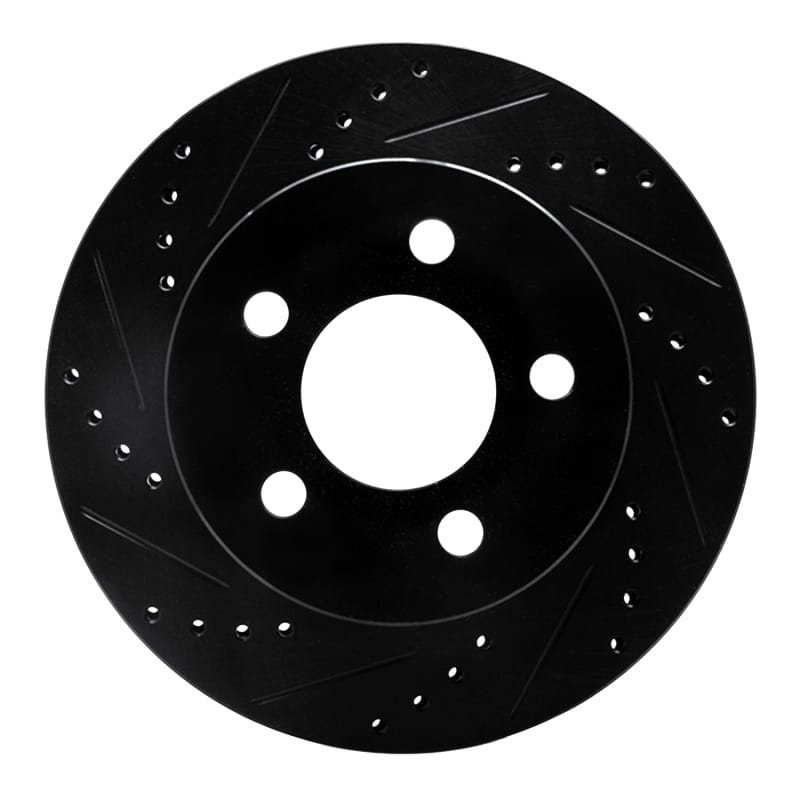 R1 Concepts — R1 99-06 Jeep Cherokee Front Left Drilled & Slotted Black Brake Rotor
R1 Brake Rotor Drill