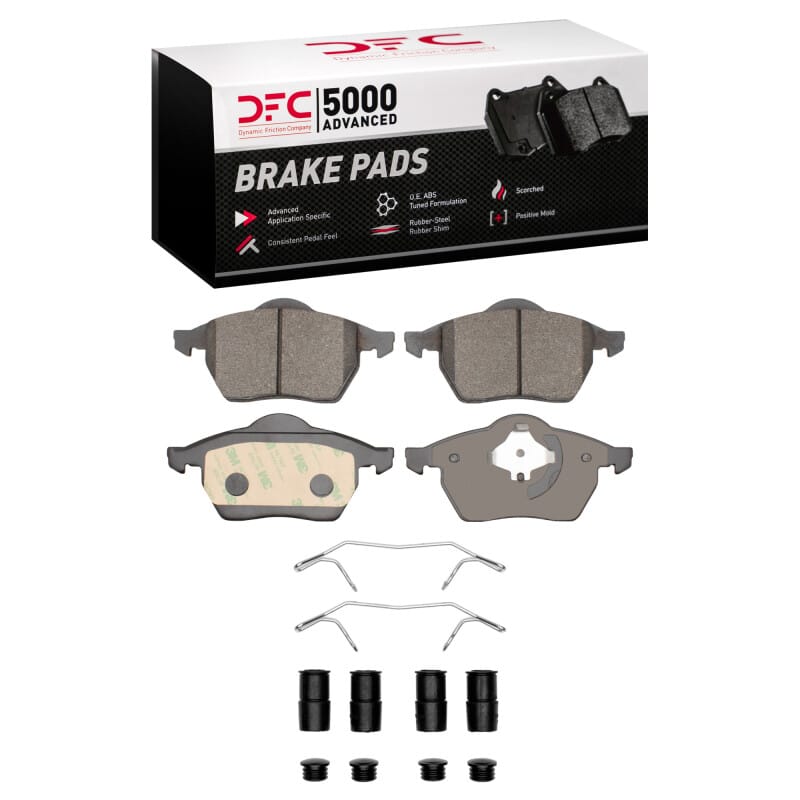 DFC — DFC 92-00 Audi A6 (USA/Canada) Front 5000 Advanced Low Metallic Brake Pads and Hardware Kit
DFC Brake Pad Set