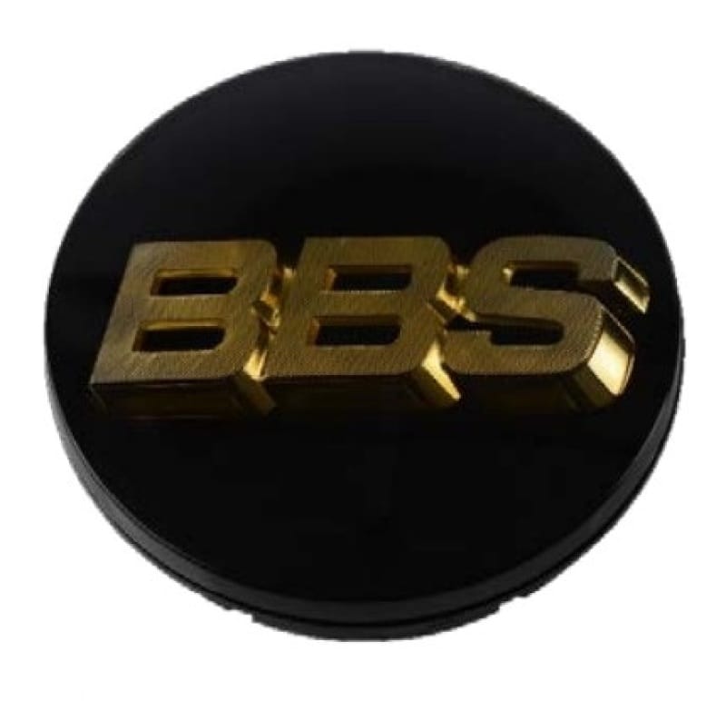 BBS — BBS Center Cap 70.6mm Black/Gold (3-tab) (56.24.080)