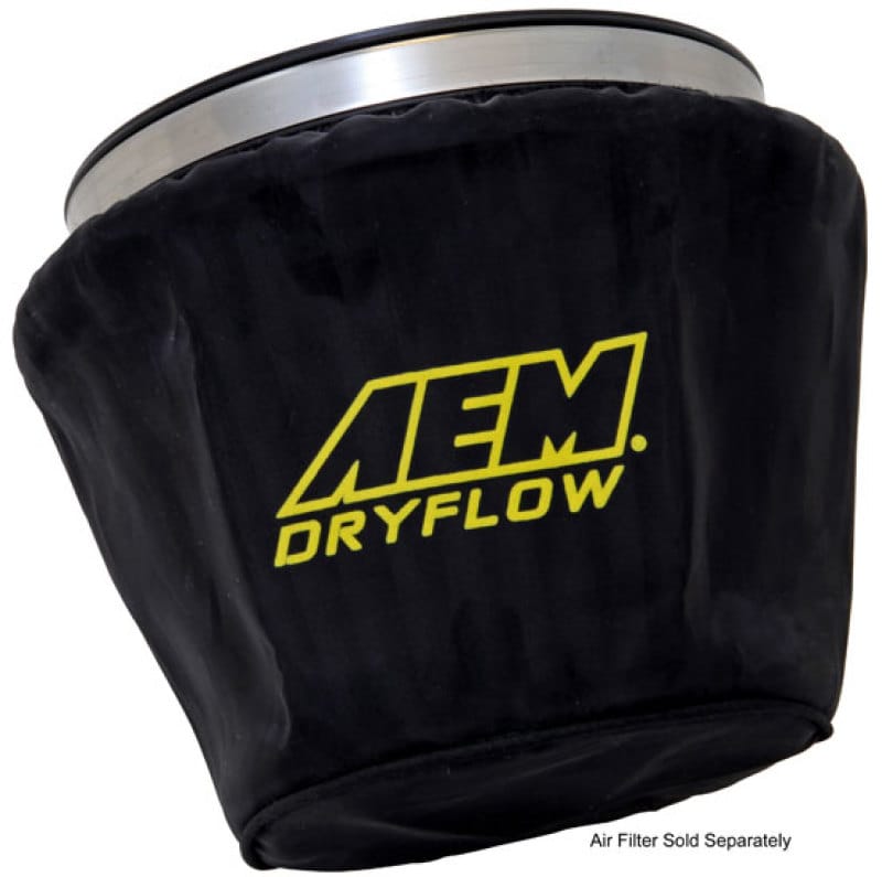 AEM Induction — AEM Air Filter Wrap Black 7.5in Length x 5in Width x 5in Height