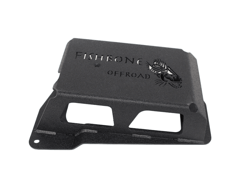 Fishbone Offroad — Fishbone Offroad 12-17 Jeep Wrangler JK Steel EVAP Canister Skid Plates - Black Textured Powdercoat