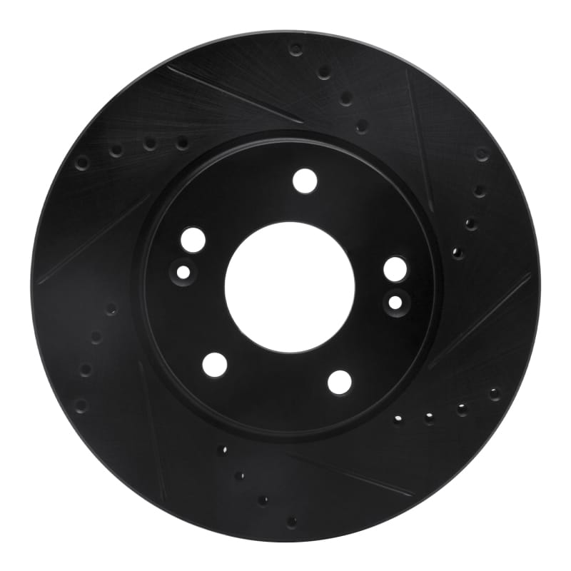 R1 Concepts — R1 17-22 Hyundai Ioniq Front Right Drilled & Slotted Black Brake Rotor
R1 Brake Rotor Drill