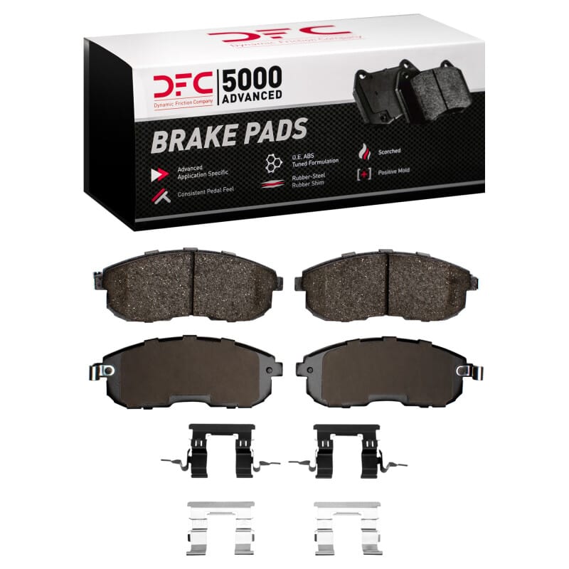 DFC — DFC 07-12 Nissan Sentra Front 5000 Advanced Ceramic Brake Pads and Hardware Kit
DFC Brake Pad Set